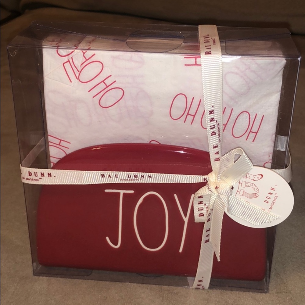 Rae Dunn Joy Napkin Holder